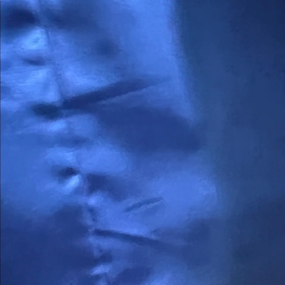 Beautiful Vintage Royal Blue Suede and Leather Suit - Picture 8 of 12